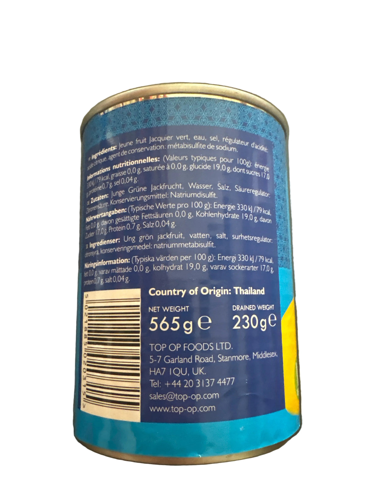 Top Op Jackfruit In Syrup 565g
