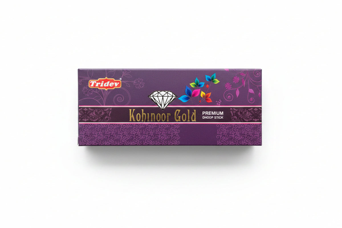 Tridev Premium Dhoop Sticks Kohinoor Gold 80g