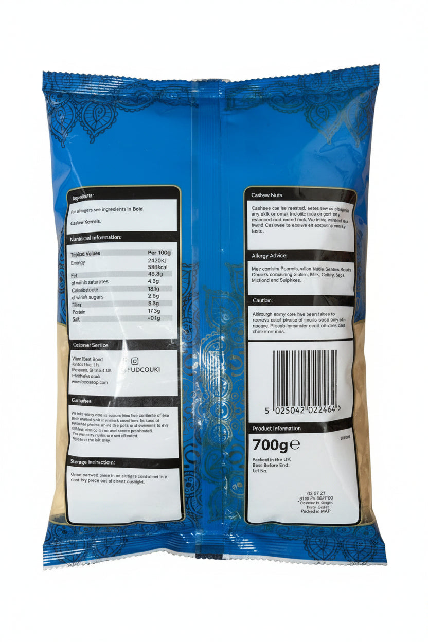 Fudco Cashew Nuts 700g