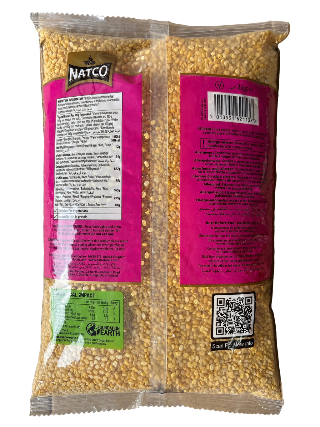 Natco Mung Dal Yellow 2kg