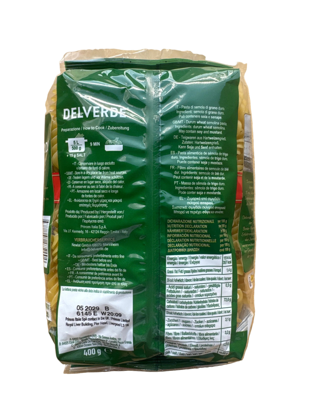Delverde Eliche Twist Pasta 400g