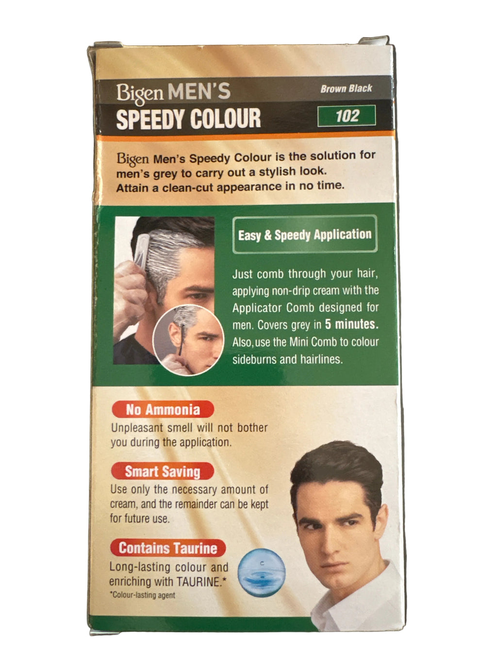 Bigen Mens Hair Colour Brown Black 102