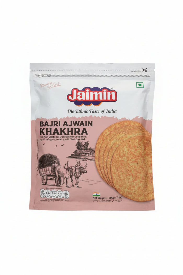 Jaimin Bajri Ajwain Khakhra 200g