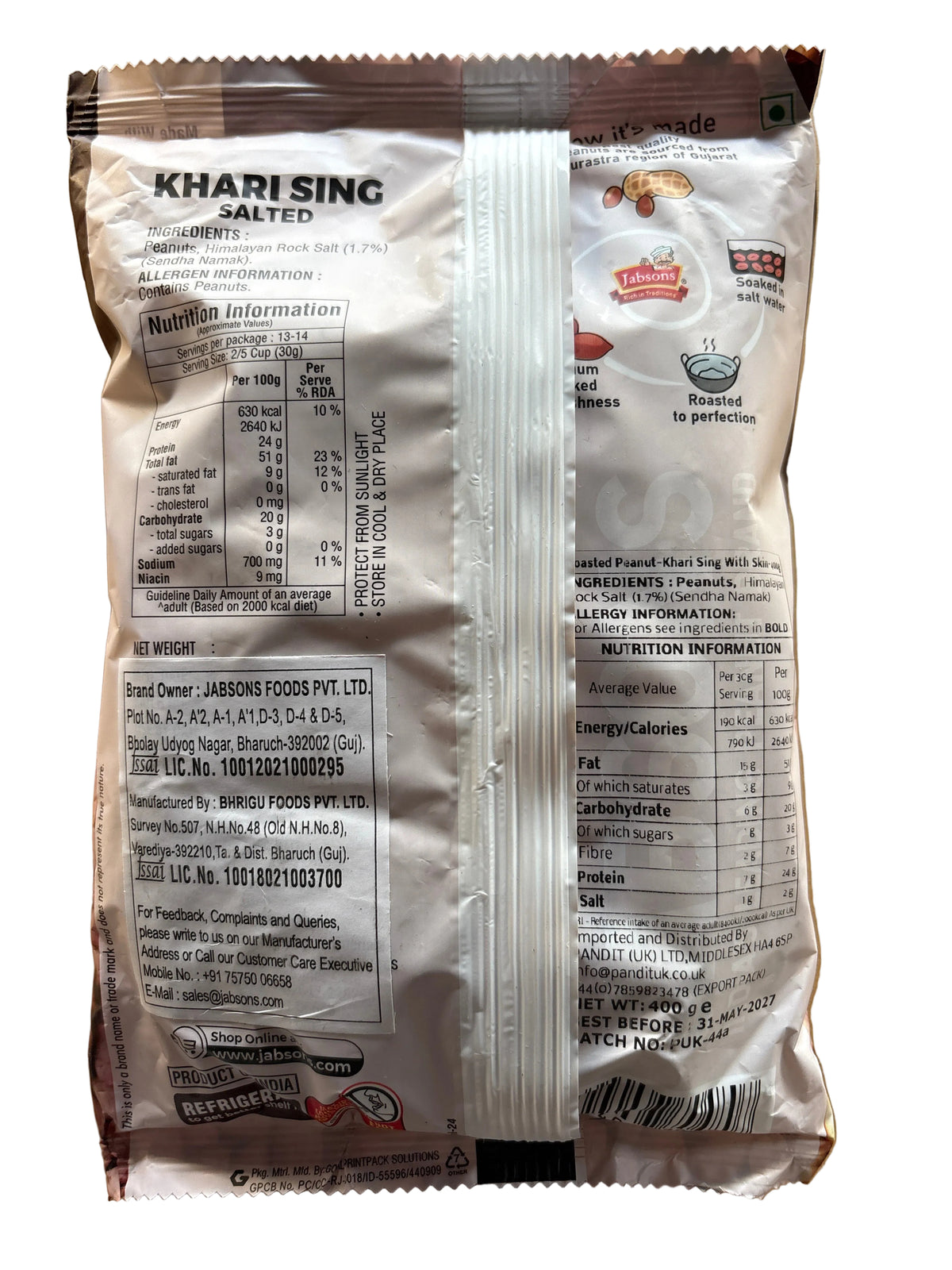 Jabsons Kharis Sing Salted 200g