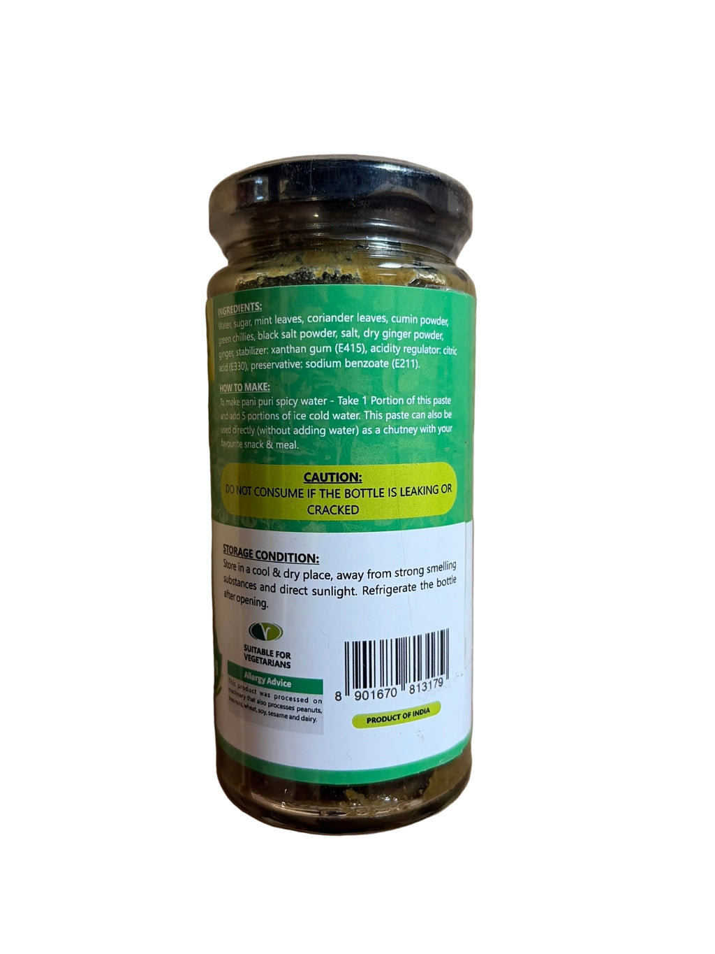 Saras Paste Spicy Pani Puri 275g