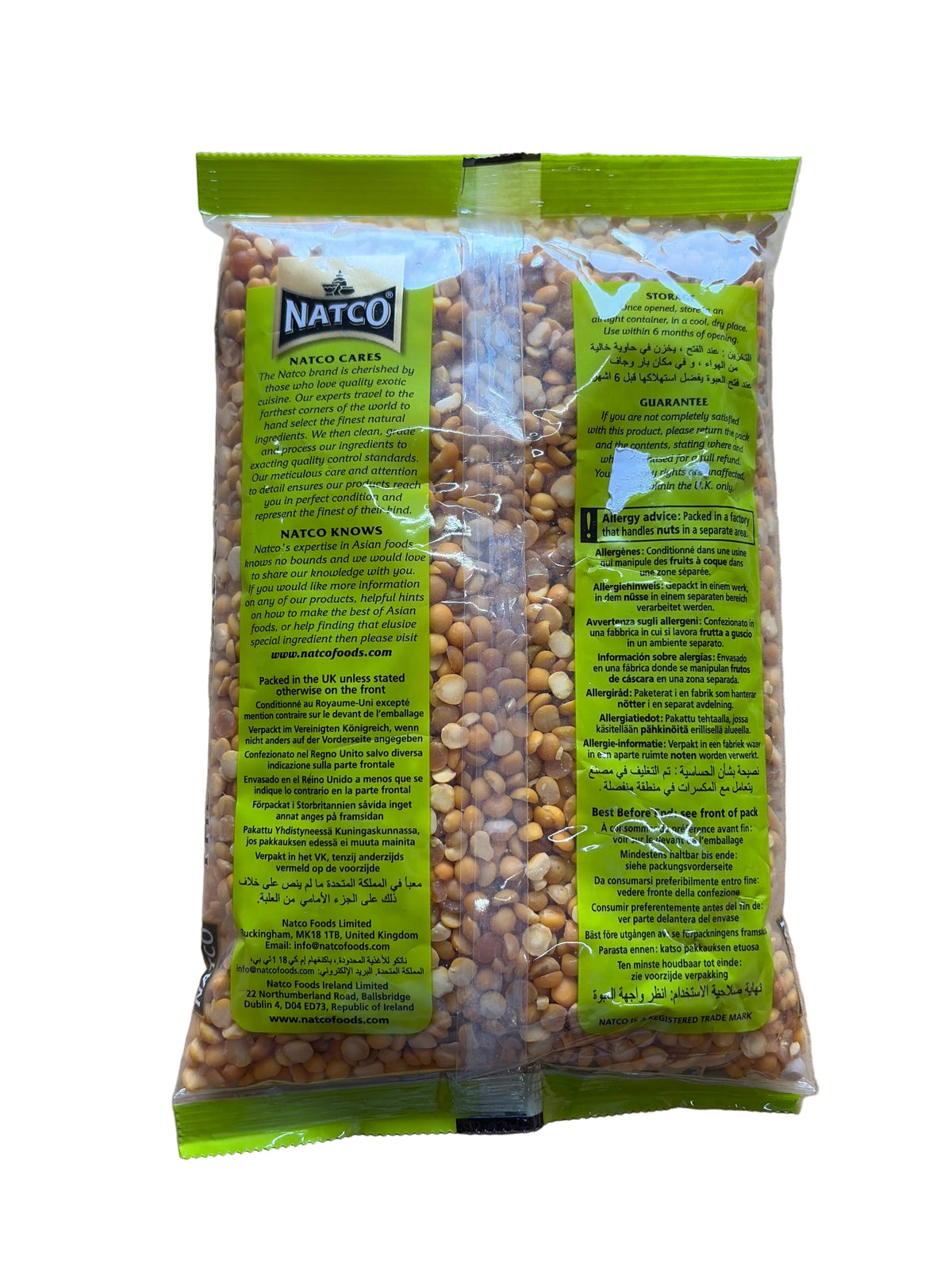 Natco Yellow Split Peas 500g
