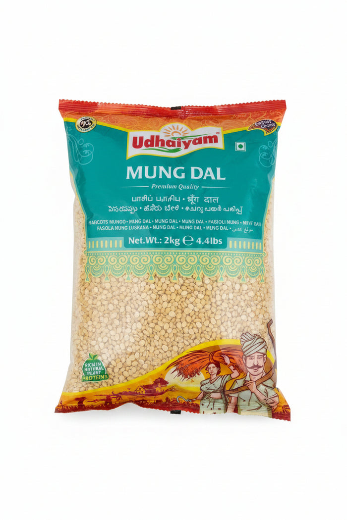 Udhaiyam Mung Dal Yellow Lentils Desi 2kg