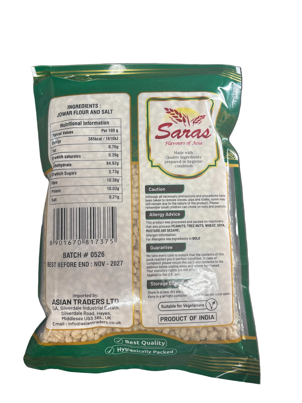 Saras Jowar Mumra 200g