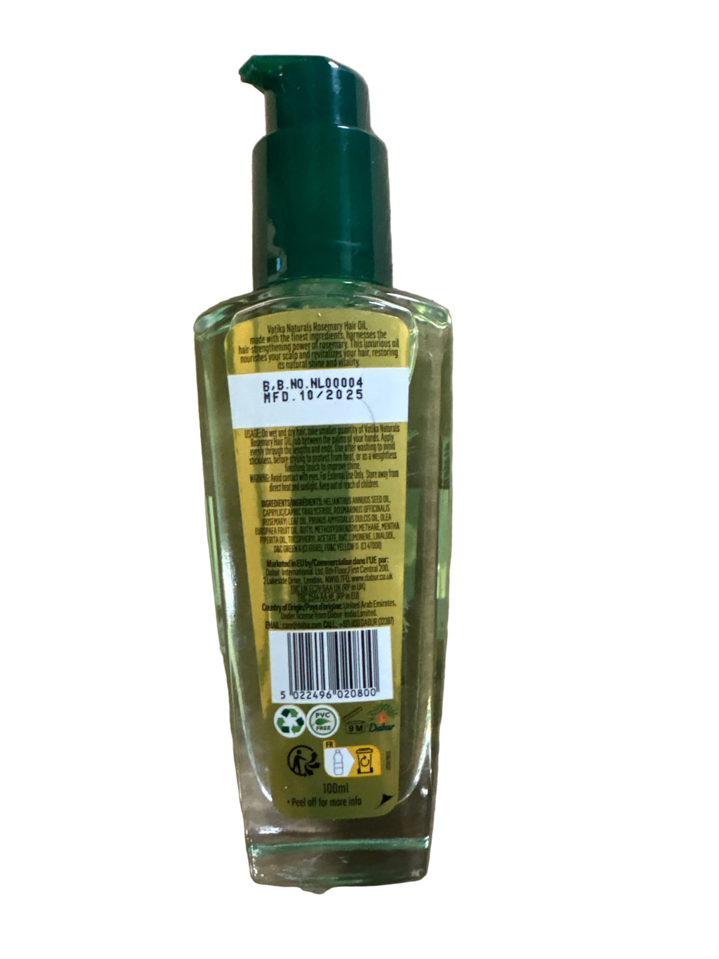 Dabur Vatika Hair Oil Rosemary 100ml