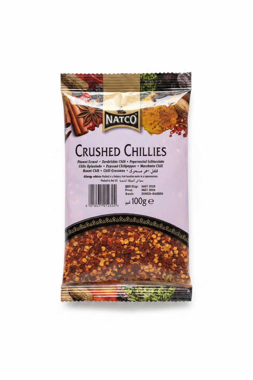 Natco Crushed Chillies 100g