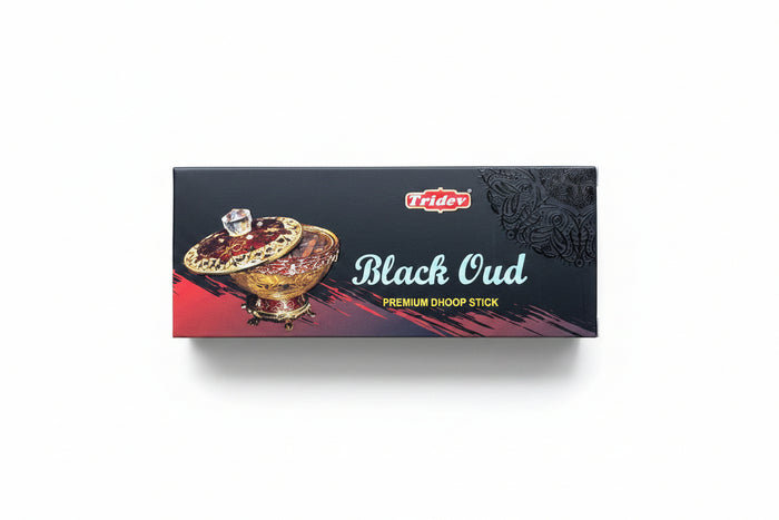 Tridev Premium Dhoop Sticks Black Oud 80g