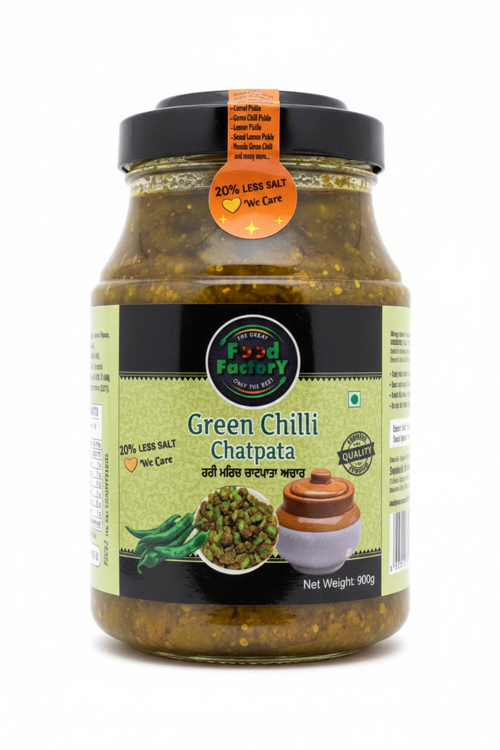 Food Factory Green Chilli Pickle 900g