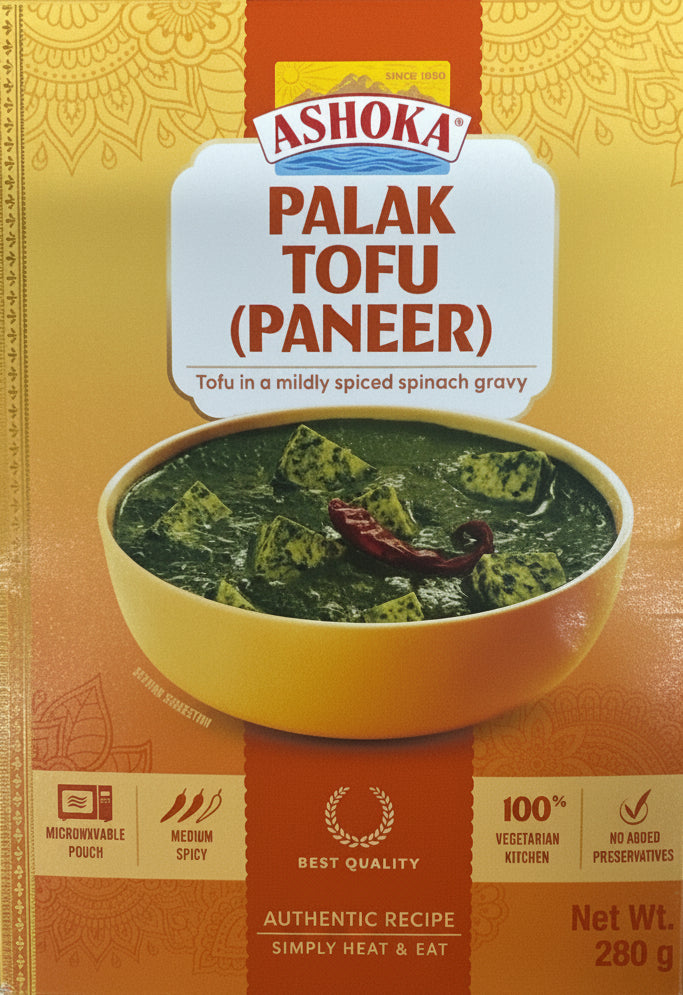 Ashoka Ready Meals Palak Tofu 280g