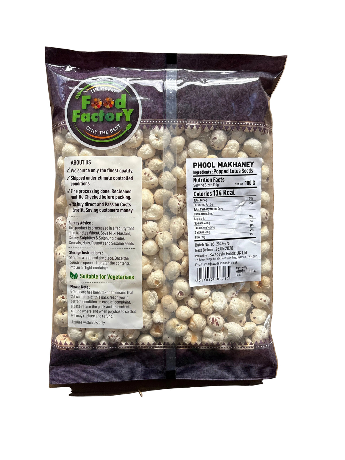 Food Factory Phool Makhana 100g