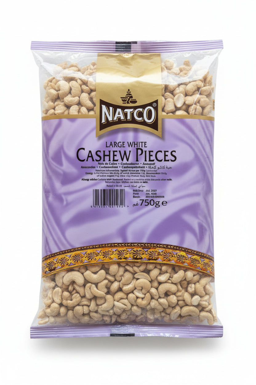 Natco Large White  Cashew Pieces 750g