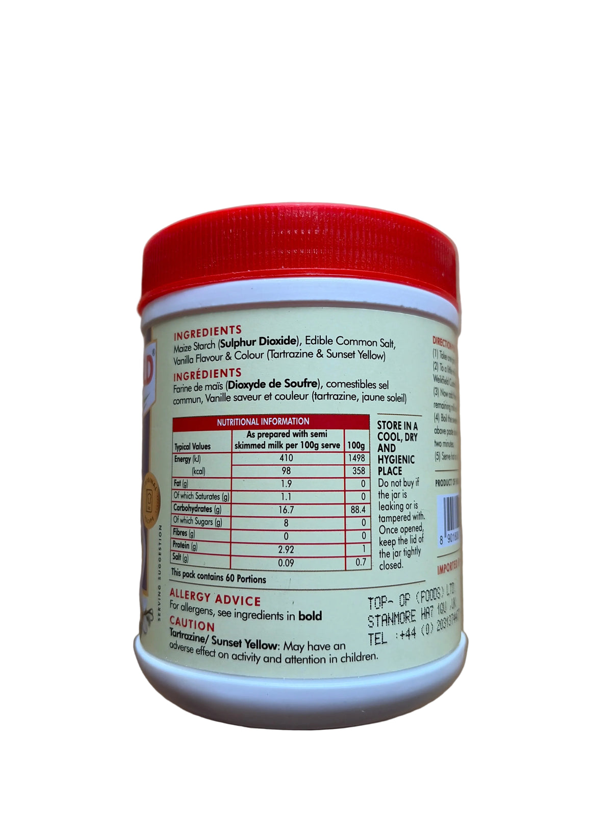 Weikfield Custard Powder Vanilla 300g