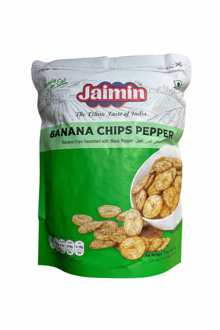 Jaimin Banana Chips Pepper 175g