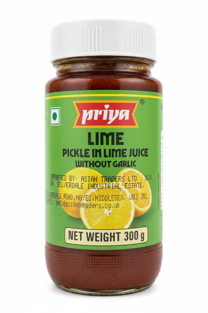 Priya Pickle Lime Without Garlic 300g