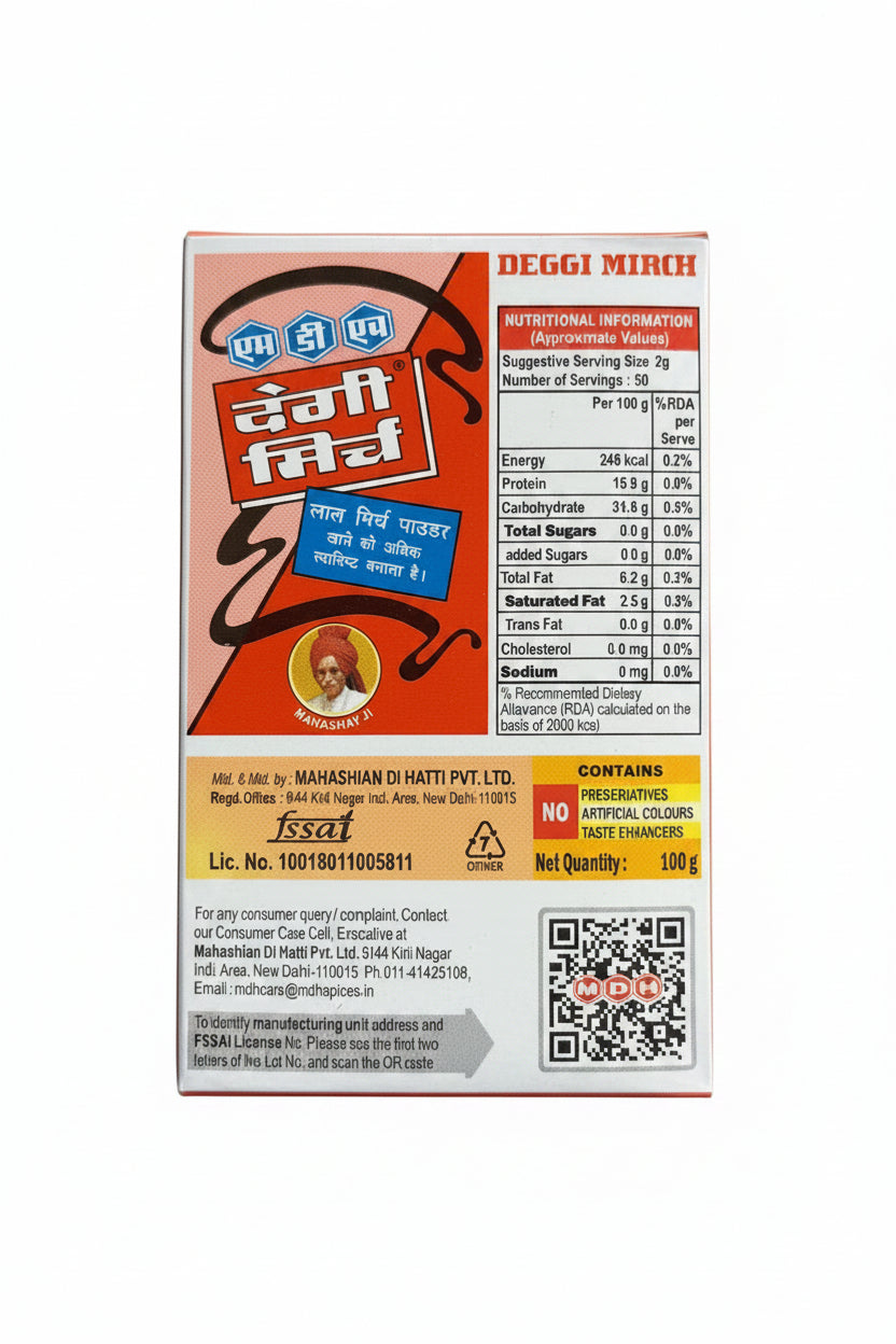 MDH Deggi Mirch 100g Mix & Match 2 For £3.50