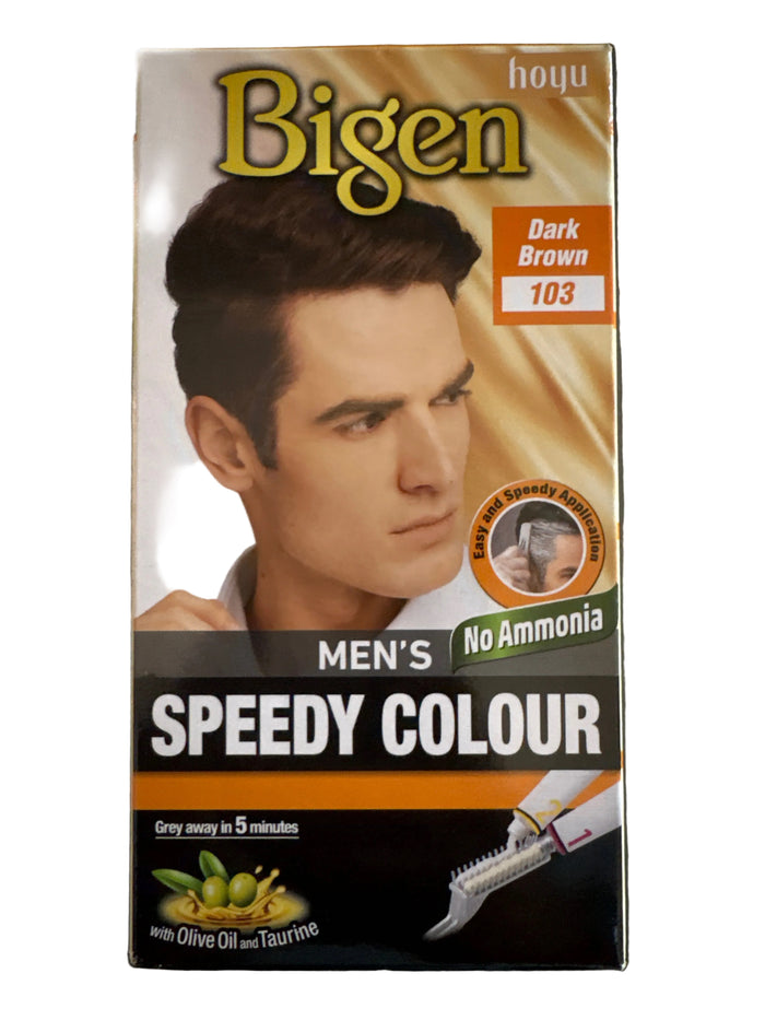 Bigen Mens Hair Colour Dark Brown 103