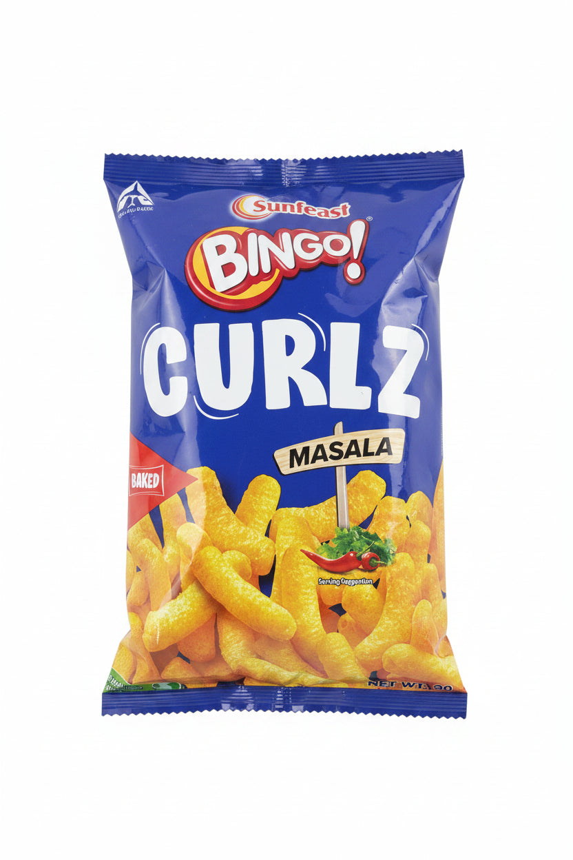 Sunfeast Bingo Curlz Masala 90g Mix & Match 2 For £2