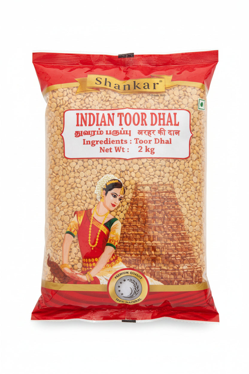 Shankar Indian Toor Dhal Desi 2Kg