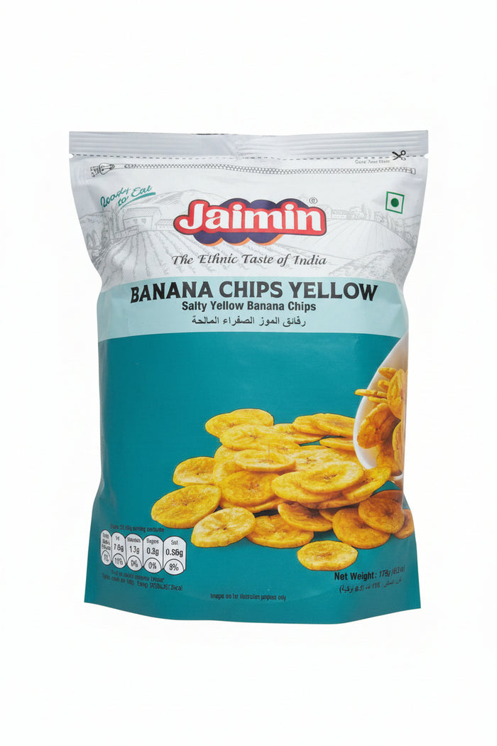 Jaimin Banana Chips Yellow 175g