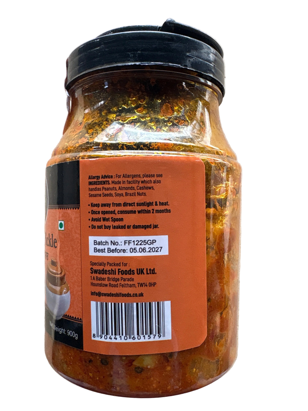 Food Factory Punjabi Mango Pickle 900g