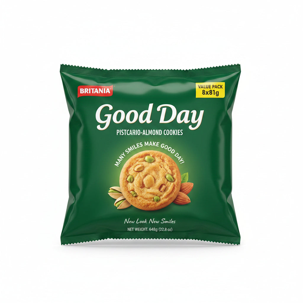 Britannia Good Day Pistachio Almond Cookies 648g PM
