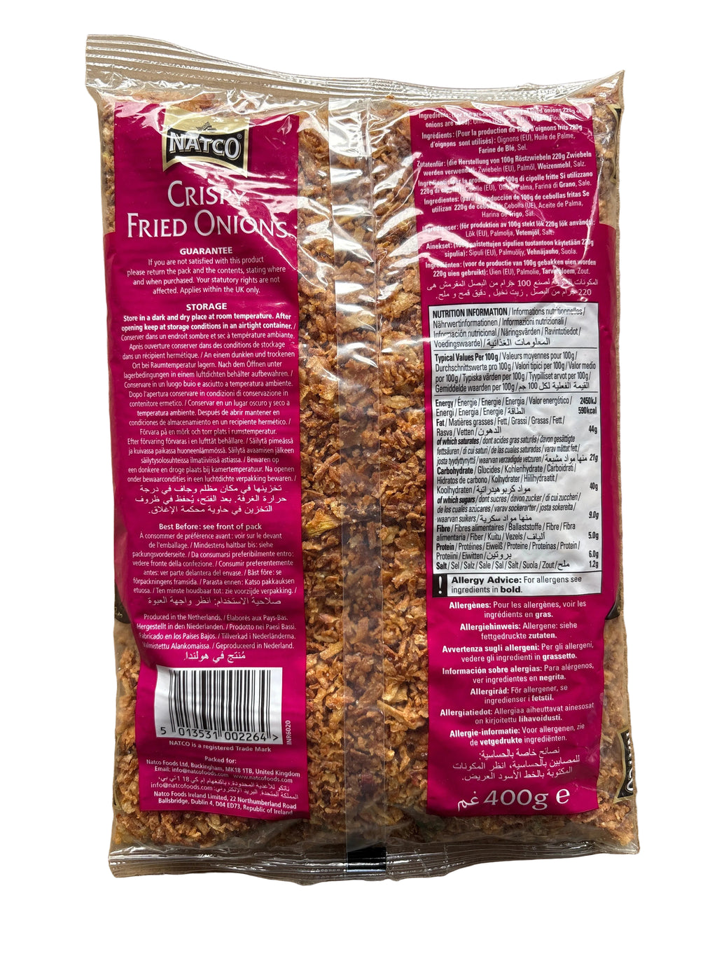 Natco Crispy Fried Onions 400g