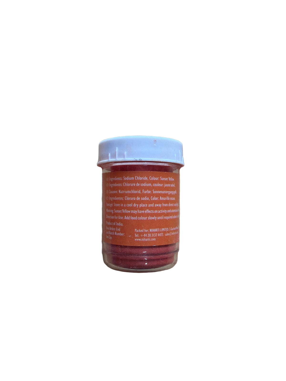 Niharti Food Colour Orange 25g