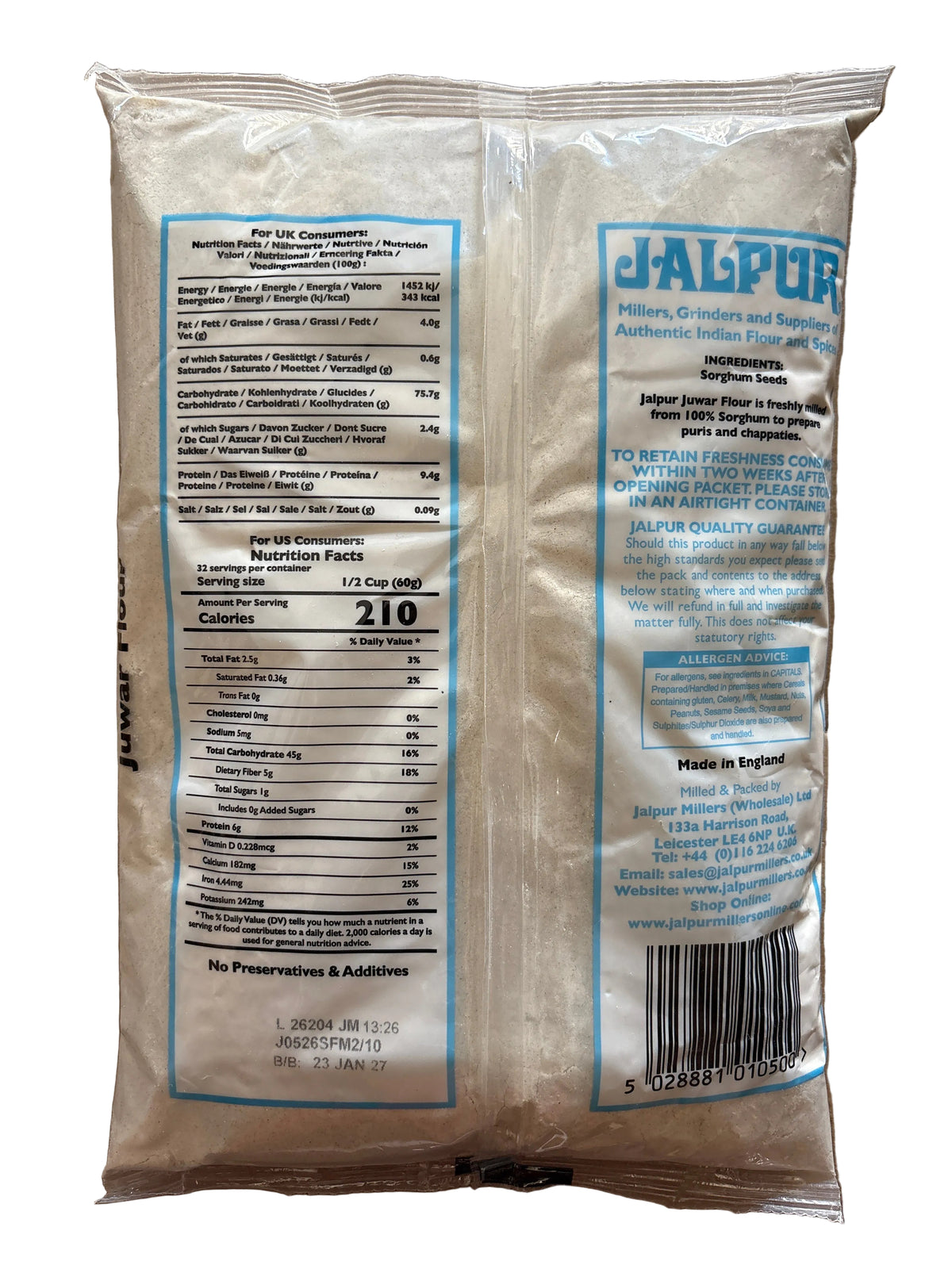 Jalpur Juwar Flour 2kg