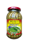 Mothers Pickle Green Chilli 500g