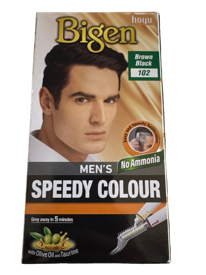 Bigen Mens Hair Colour Brown Black 102
