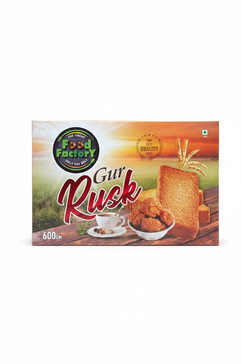 Food Factory Gur Rusk Jaggery 600g