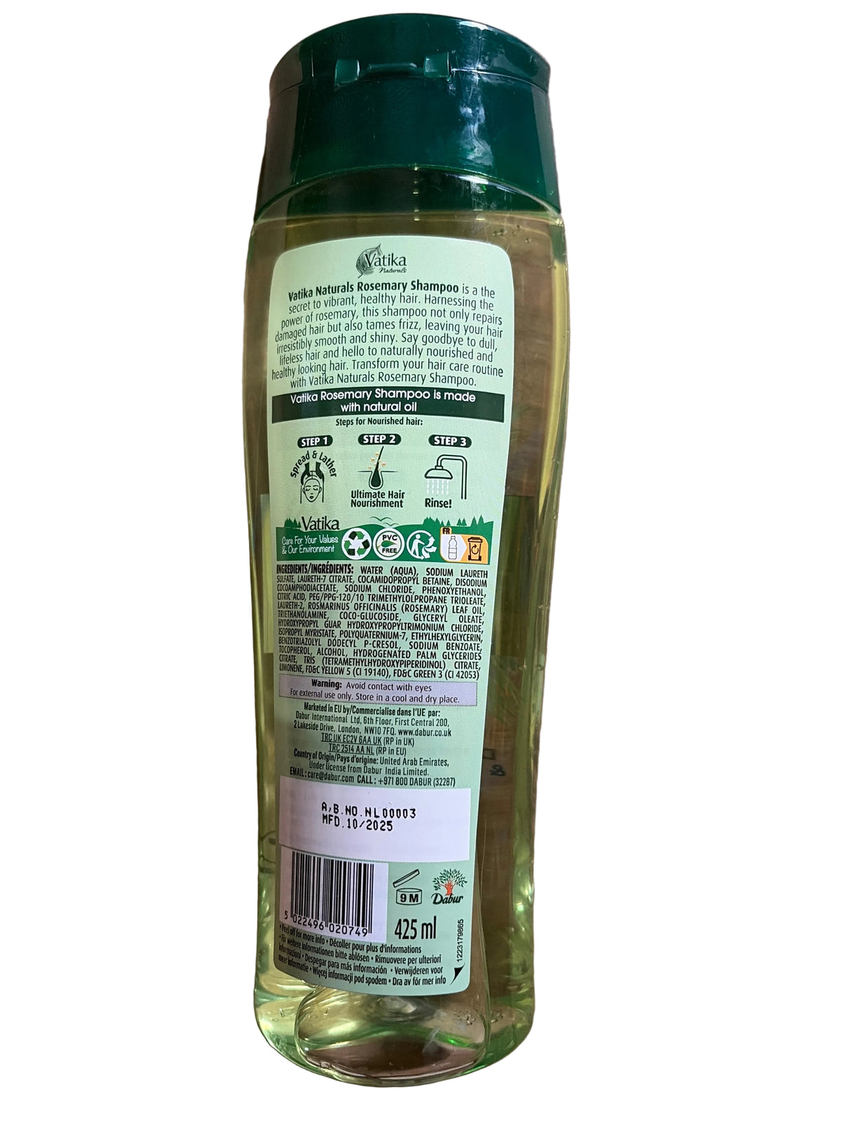 Dabur Vatika Shampoo Rosemary 425ml