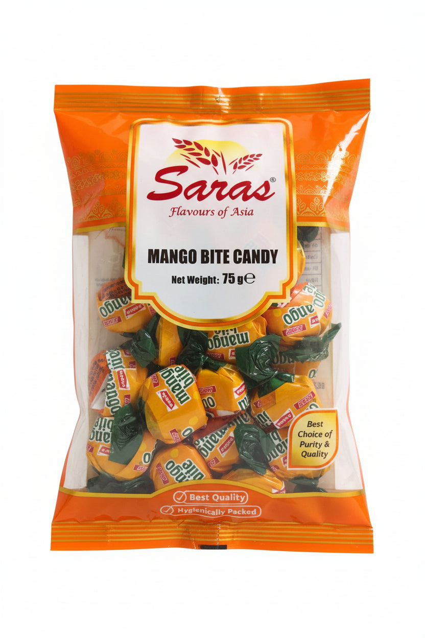 Saras Candy Mango Bite 75g