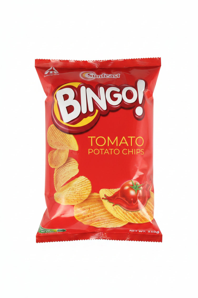 Sunfeast Bingo Tomato Potato Chips 110g Mix & Match 2 For £2