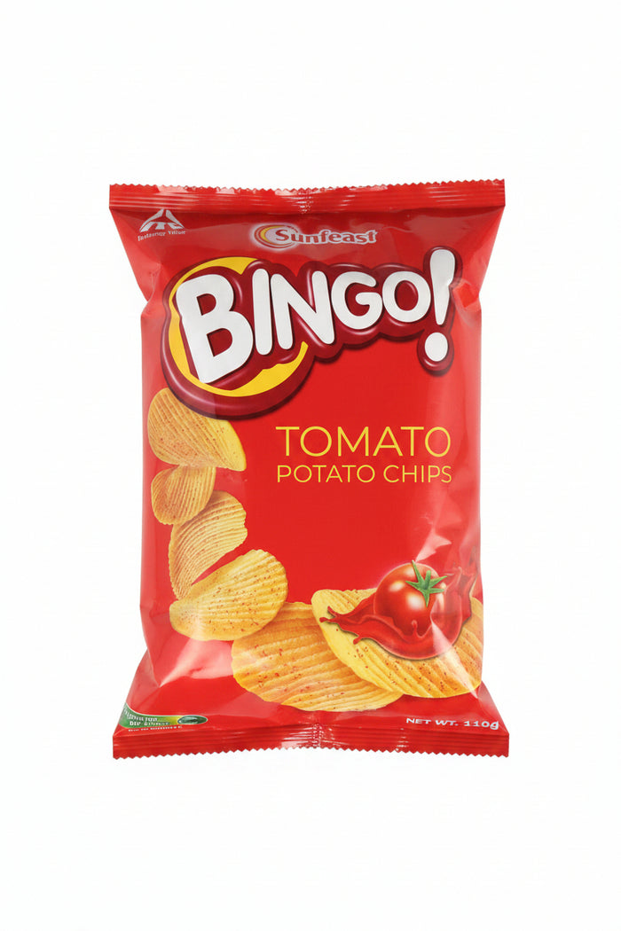 Sunfeast Bingo Tomato Potato Chips 110g Mix & Match 2 For £2