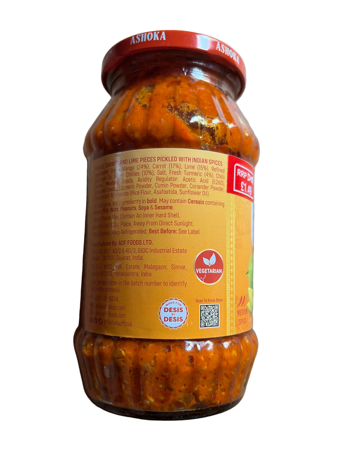 Ashoka Mixed Pickle 500g