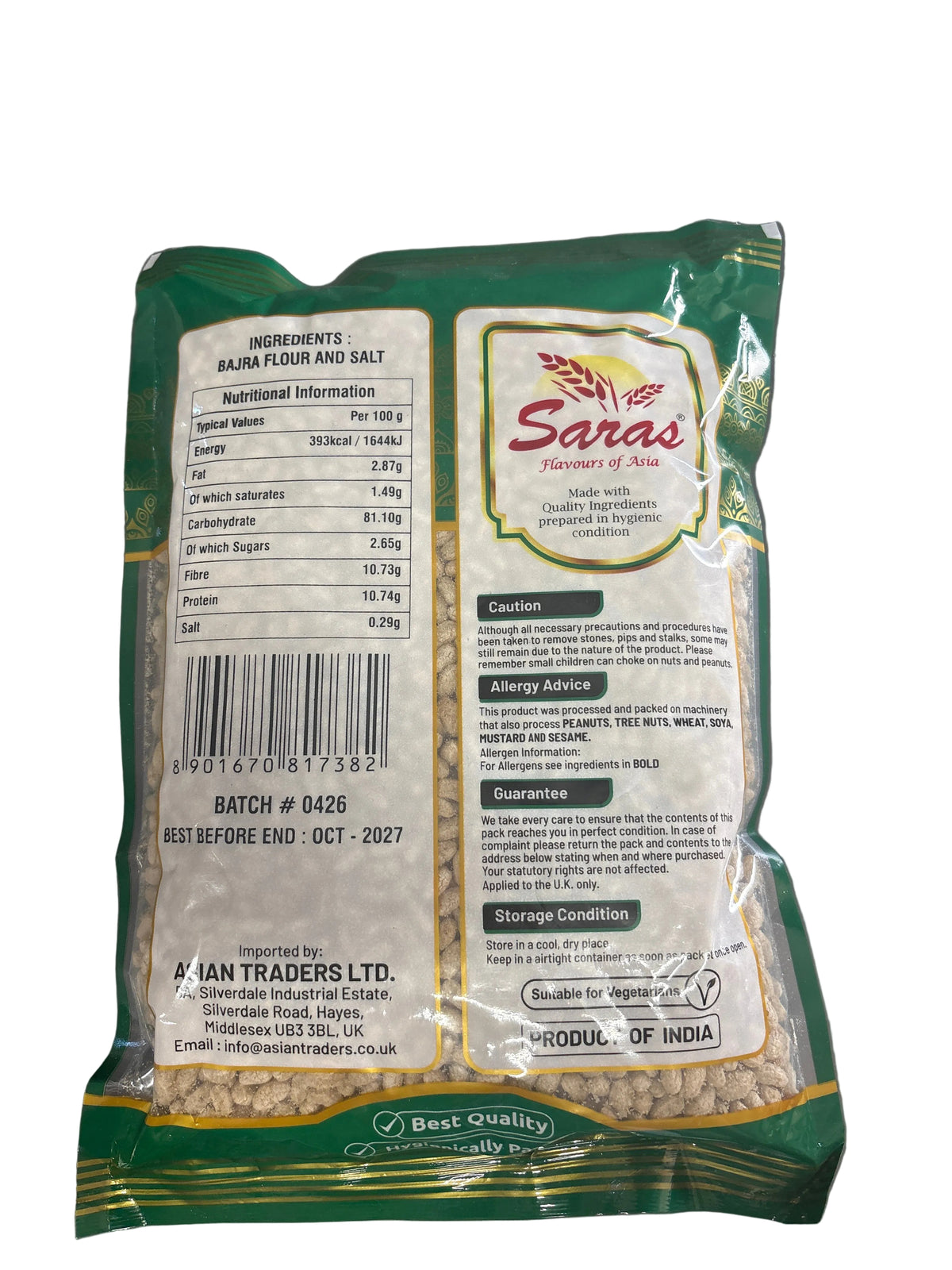 Saras Bajra Mumra 200g