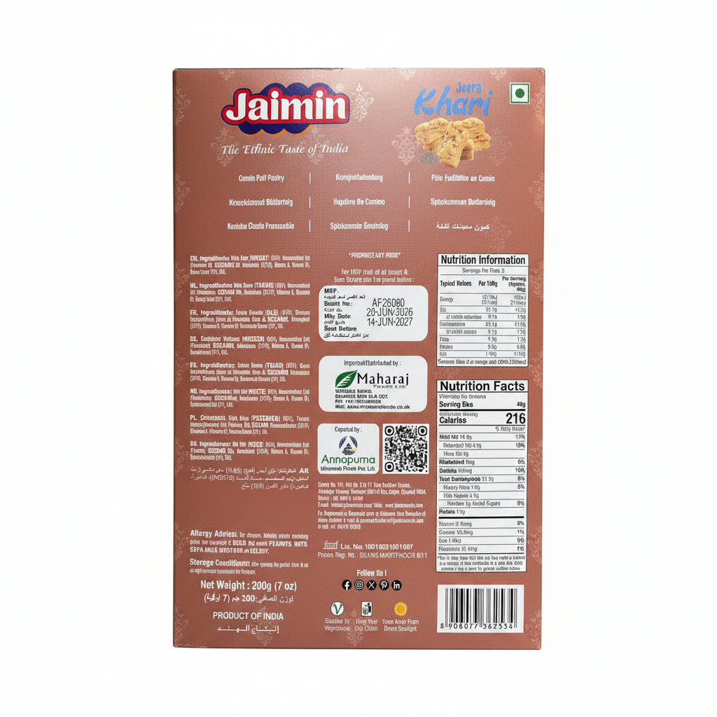 Jaimin Jeera Khari 200g
