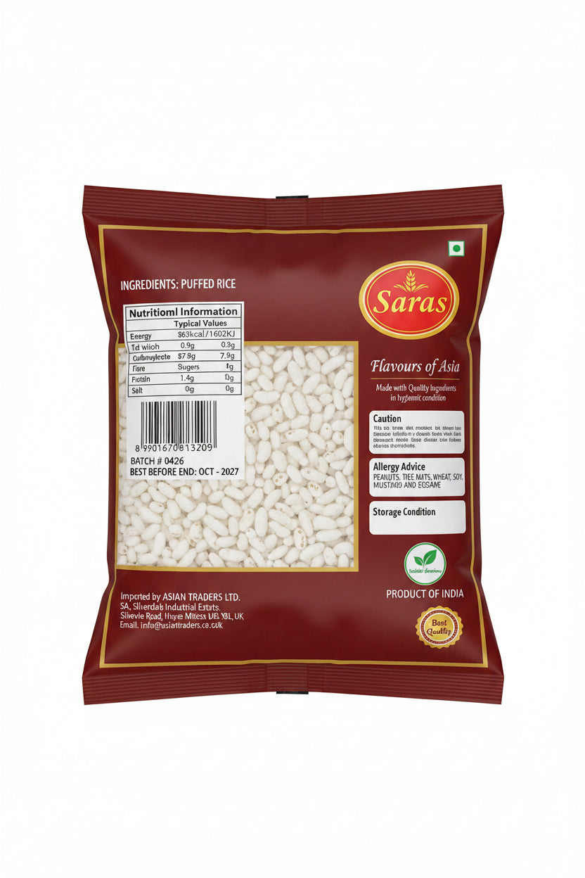 Saras Puffed Rice Mumra 200g