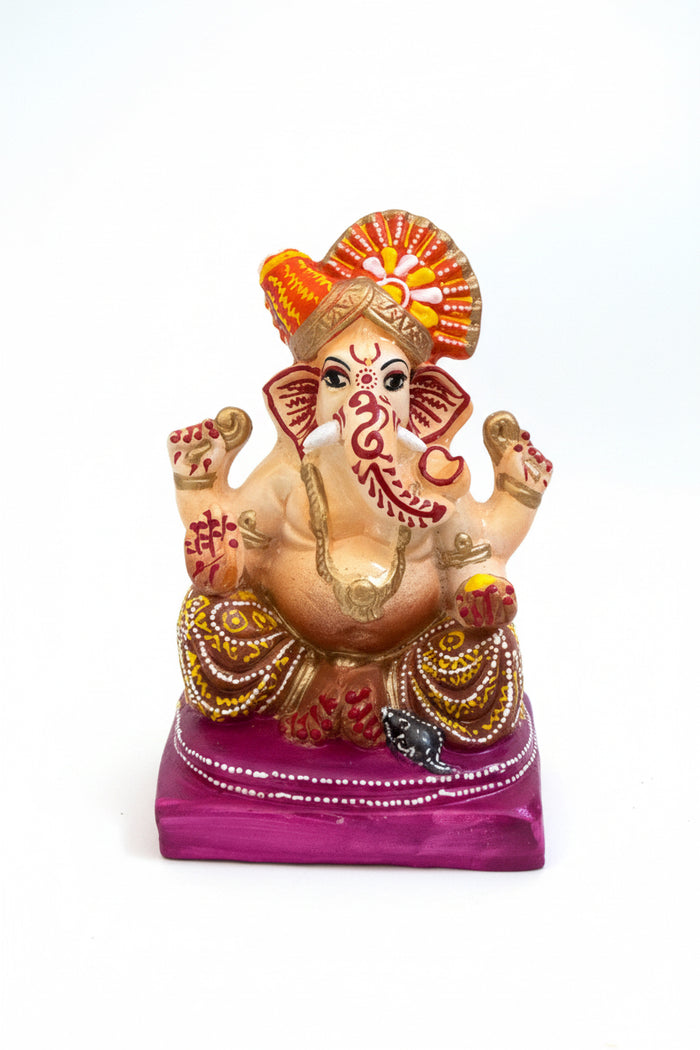 Ganesh Ji For Visarjan Type 1 Medium 5 Inch Height