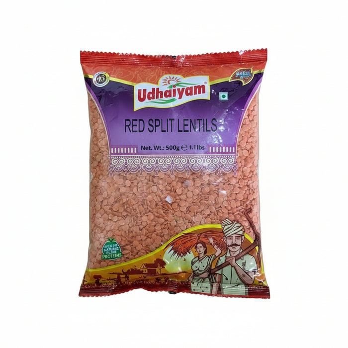Udhaiyam Red Split Lentils 500g