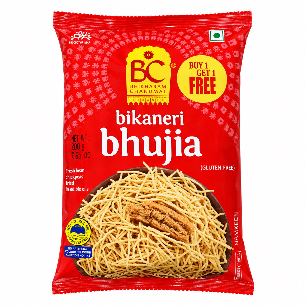 Bhikharam Bikaneri Bhujia 200g Buy 1 Get 1 Free Mix & Match EXP 09/12/2026