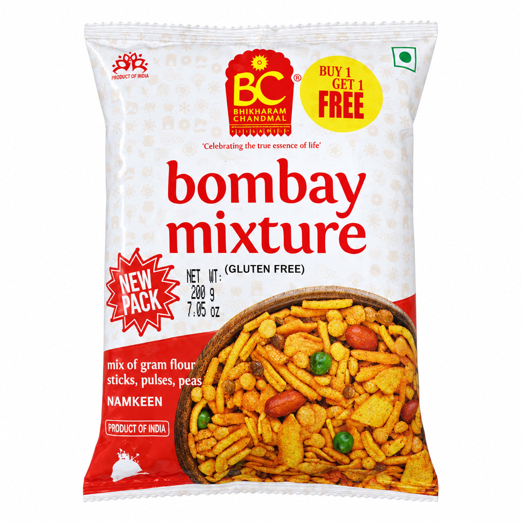 Bhikharam Bomaby Mixture 200g Buy 1 Get 1 Free Mix & Match EXP 09/12/2026