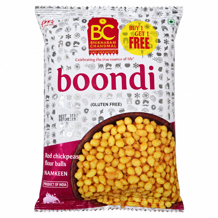 Bhikharam Boondi 180g Buy 1 Get 1 Free Mix & Match EXP 09/12/2026