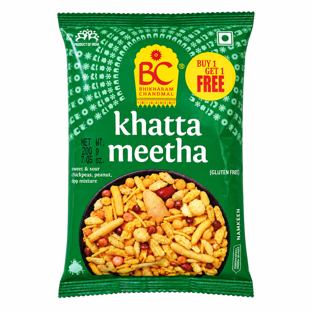 Bhikharam Khatta Meetha 200g Buy 1 Get 1 Free Mix & Match EXP 08/12/2026