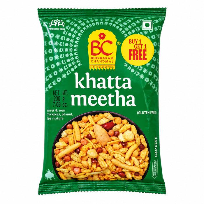 Bhikharam Khatta Meetha 200g Buy 1 Get 1 Free Mix & Match EXP 08/12/2026
